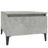 Betonggrauer Beistelltisch Liubovi 50x46x35cm (Holz)