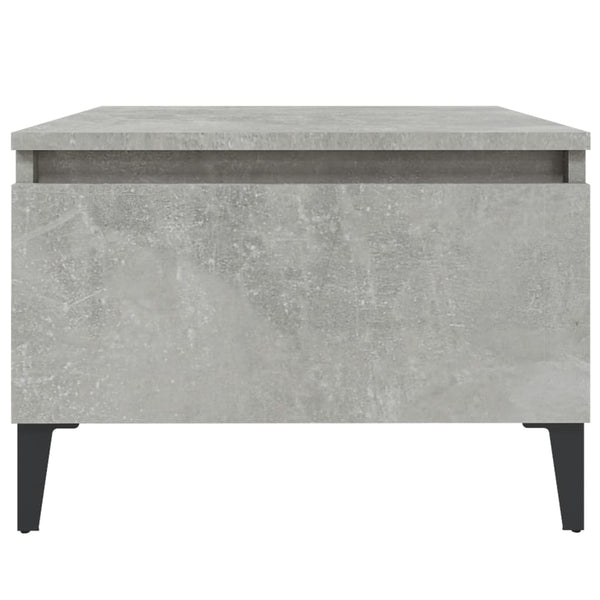 Betonggrauer Beistelltisch Liubovi 50x46x35cm (Holz)