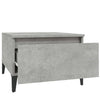 Betonggrauer Beistelltisch Liubovi 50x46x35cm (Holz)