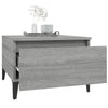 Graue Beistelltische Liubovi 50x46x35cm (2er-Set Sonoma Holz)