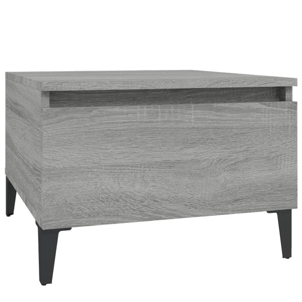 Graue Beistelltische Liubovi 50x46x35cm (2er-Set Sonoma Holz)