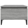 Graue Beistelltische Liubovi 50x46x35cm (2er-Set Sonoma Holz)
