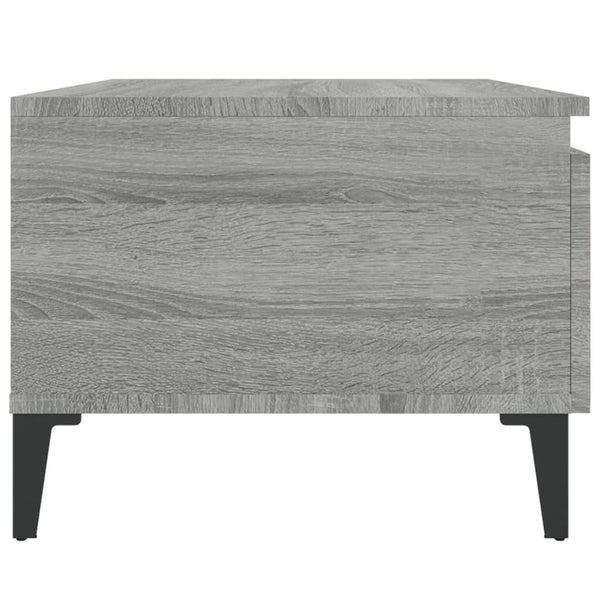 Graue Beistelltische Liubovi 50x46x35cm (2er-Set Sonoma Holz)