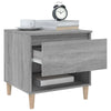 Grauer Nachttisch Annemaria 50x46x50cm (Holz)