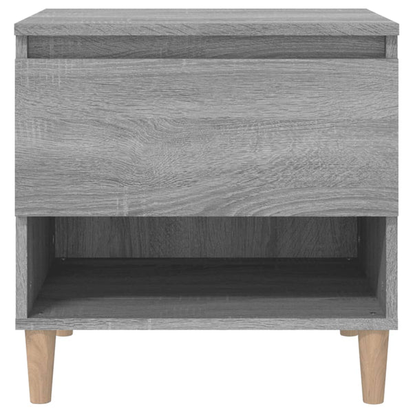Grauer Nachttisch Annemaria 50x46x50cm (Holz)