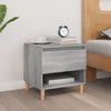 Grauer Nachttisch Annemaria 50x46x50cm (Holz)