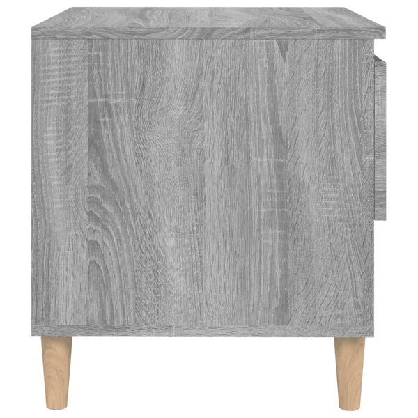 Graue Nachttische Annemaria 50x46x50cm (2 Stück Holz)
