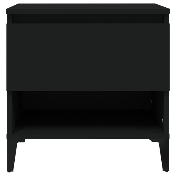 Schwarzer Beistelltisch Lelea 50x46x50cm (Holz)