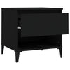 Schwarzer Beistelltisch Lelea 50x46x50cm (Holz)