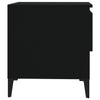 Schwarze Beistelltische Lelea 50x46x50cm (2 Stück, Holz)