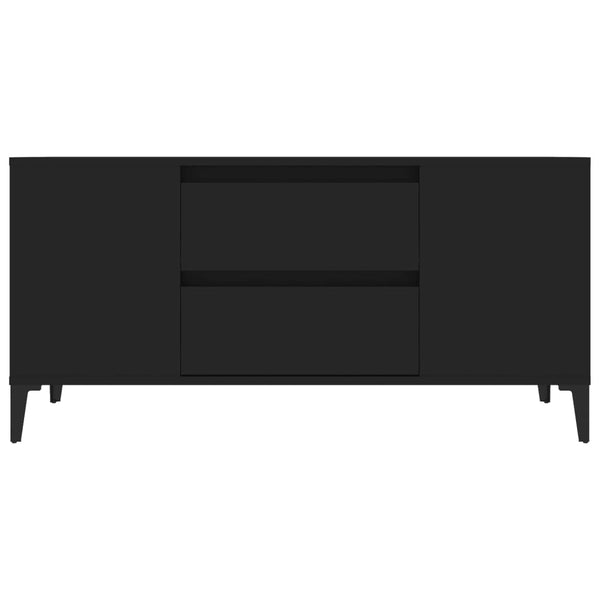 TV-Schrank Dragutu Schwarz 102x44,5x50cm (Holz)