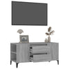 Graues TV-Möbel Dragutu 102x44,5x50cm (Holz)