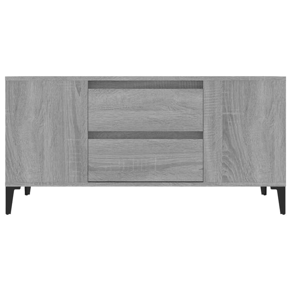 Graues TV-Möbel Dragutu 102x44,5x50cm (Holz)