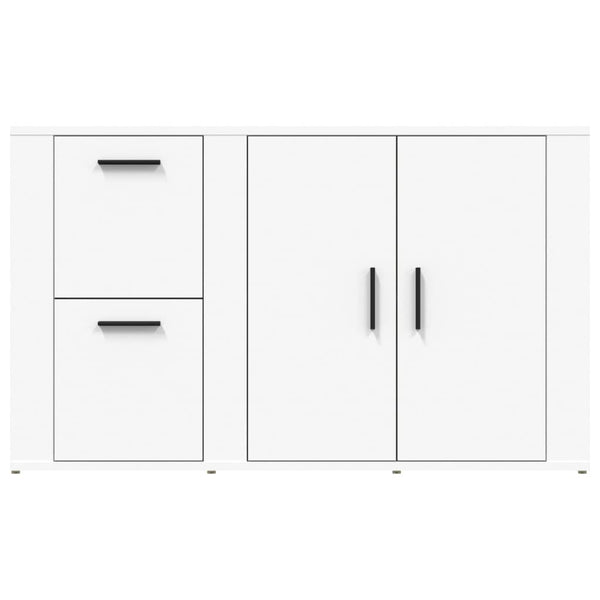 Weißes Sideboard Margitt 100x33x59,5cm (Holz)
