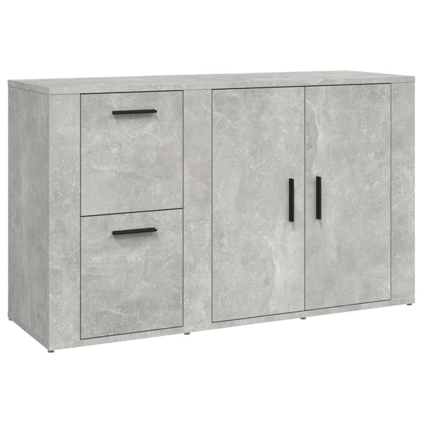 Betongraue Kommode Margitt 100x33x59,5cm (Holz)