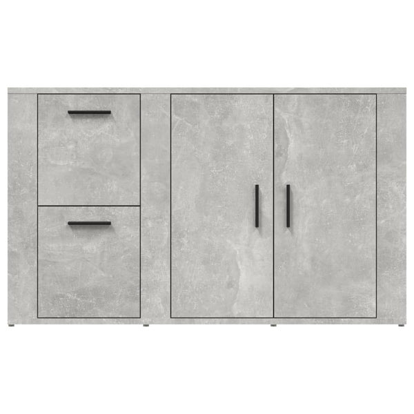 Betongraue Kommode Margitt 100x33x59,5cm (Holz)