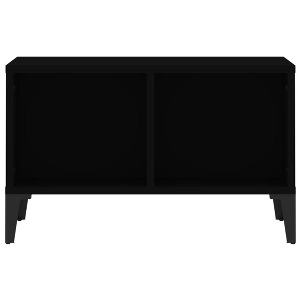 Schwarzer Couchtisch Crinu 60x50x36,5cm (Holz)