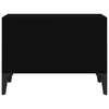 Schwarzer Couchtisch Crinu 60x50x36,5cm (Holz)