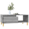 Grauer Couchtisch Denissa 90x50x36,5cm (Holz)