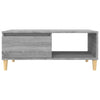 Grauer Couchtisch Denissa 90x50x36,5cm (Holz)