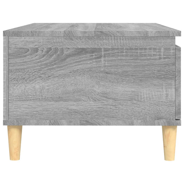 Grauer Couchtisch Denissa 90x50x36,5cm (Holz)