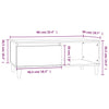 Grauer Couchtisch Denissa 90x50x36,5cm (Holz)