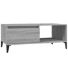 Grauer Couchtisch Keisha 90x50x36,5cm (Holz)
