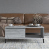 Grauer Couchtisch Keisha 90x50x36,5cm (Holz)