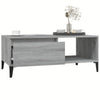 Grauer Couchtisch Keisha 90x50x36,5cm (Holz)