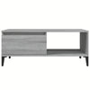 Grauer Couchtisch Keisha 90x50x36,5cm (Holz)