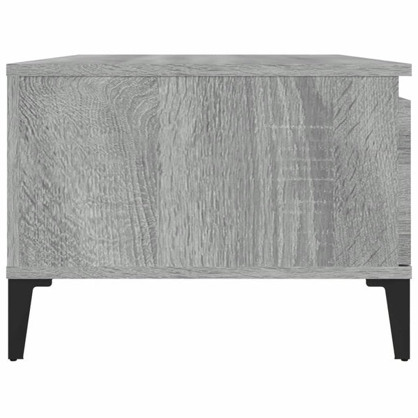 Grauer Couchtisch Keisha 90x50x36,5cm (Holz)