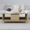Sonoma Eiche Couchtisch London 90x50x36,5cm (Holz)