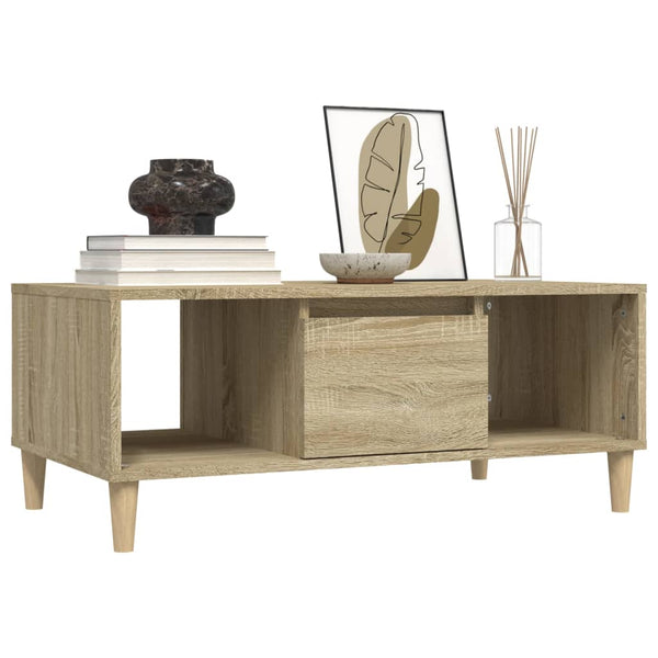 Sonoma Eiche Couchtisch London 90x50x36,5cm (Holz)