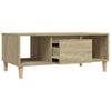 Sonoma Eiche Couchtisch London 90x50x36,5cm (Holz)