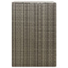 Grauer Mülltonnenunterstand Dominik 70x80x117cm (Polyrattan)