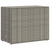 Grauer Garten-Aufbewahrungsschrank Butila 100x55,5x80cm (Polyrattan)