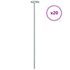 Grüne Gartenpflanzenstützen Ilelida 61cm (20 Stück Stahl)