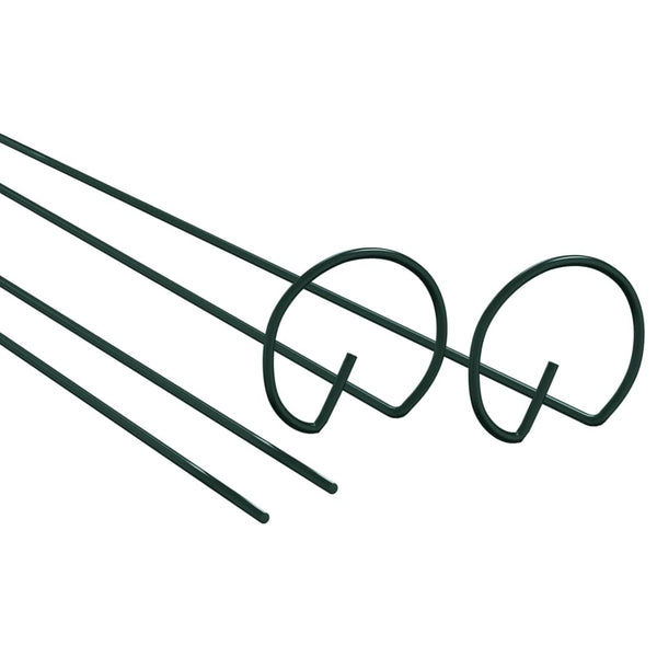 Grüne Gartenpflanzenstützen Ilelida 61cm (20 Stück Stahl)