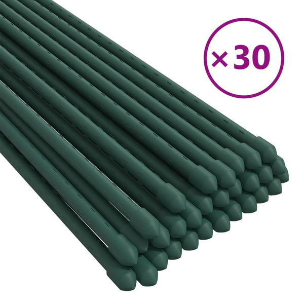Grüne Pflanzenstützen Bonbonica 115cm (30 Stück Stahl)