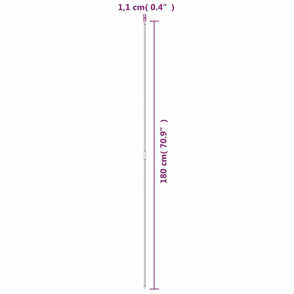 Pflanzenstütze Bonbonica 180 cm (30 Stück Stahl)