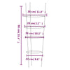 Gartengrün Pflanzenstütze Loc 90cm (4 Ringe 5 Stk. Stahl)