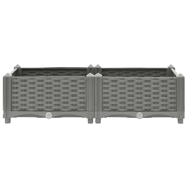 80x40x23cm Hochbeet Abelardo (Polypropylen)