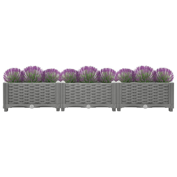 Abelardo 120x40x23cm erhöhter Blumenkasten (Polypropylen)