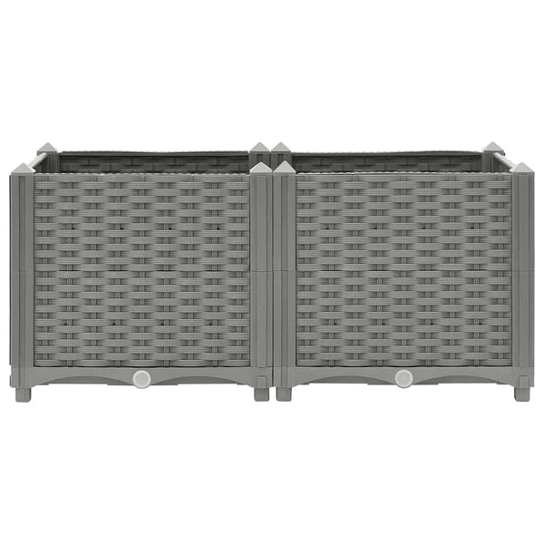 80x40x38cm Hochbeet Abelardo (Polypropylen)