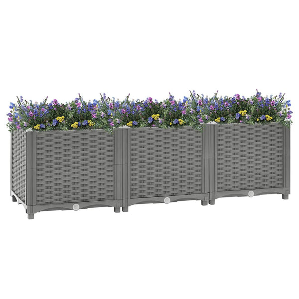 Erhöhtes Abelardo Blumenkasten 120x40x38cm (Polypropylen)