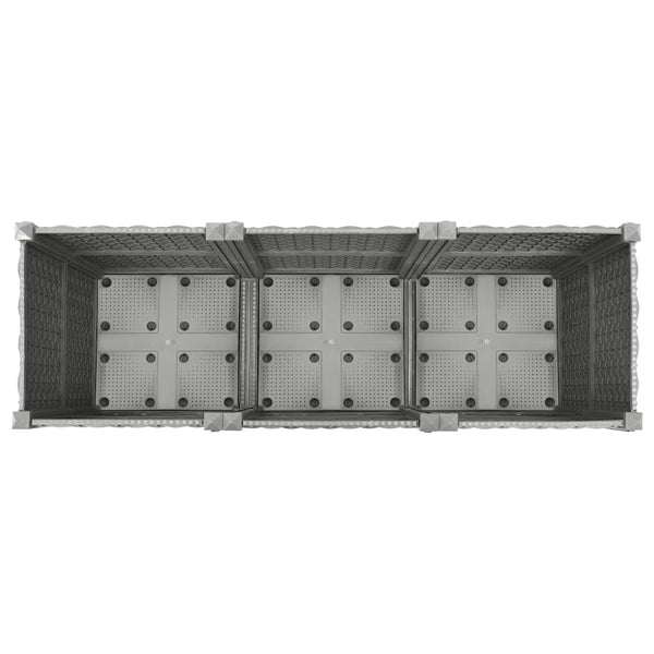 Erhöhtes Abelardo Blumenkasten 120x40x38cm (Polypropylen)
