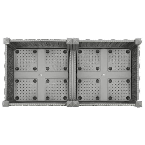 80x40x71cm Abelardo Hochbeet (Polypropylen)