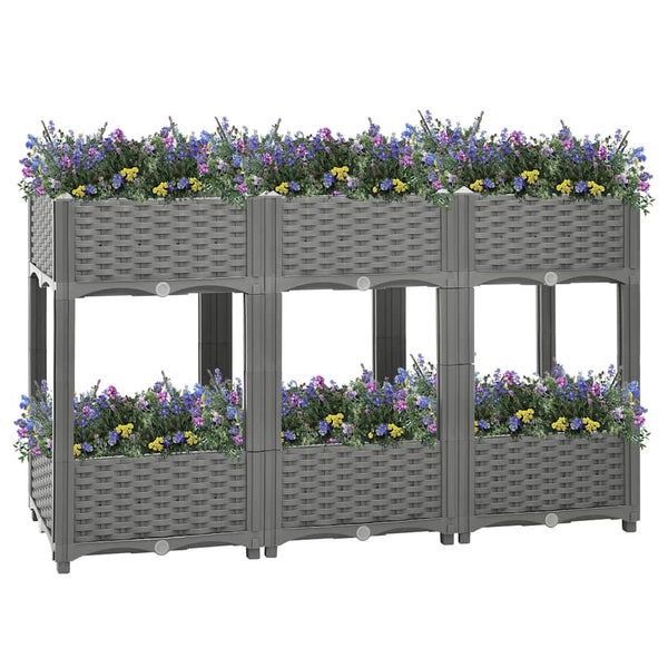 Blumenkasten Abelardo 120x40x71cm hohes Modell (Polypropylen)