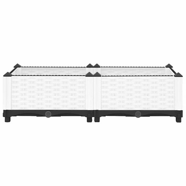 Pflanzkasten 80x40x23cm erhöht Abelardo (Polypropylen)