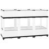 Abelardo Hochbeet 120x40x71cm (Polypropylen)